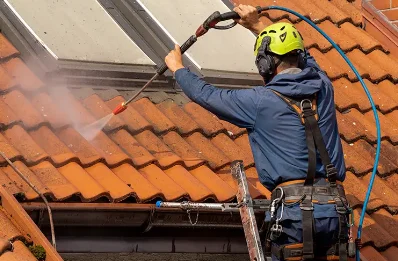 Démoussage et hydrofuge de toiture à Clion